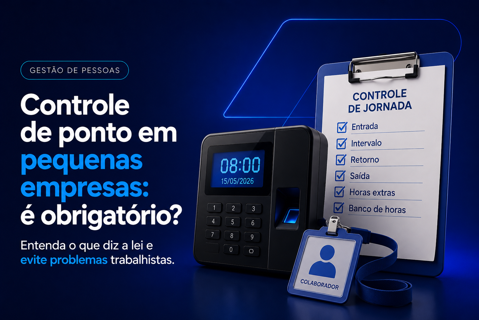 Controle de ponto em pequenas empresas: é obrigatório?